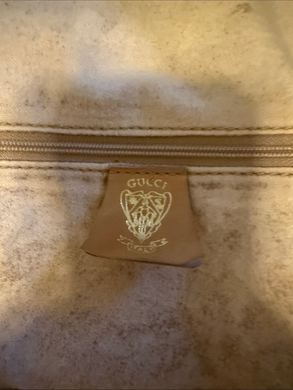 Gucci AUTHENTIC Vintage Micro GG Cream Monogram Duffle Bag. Please see all pics - Picture 8 of 15